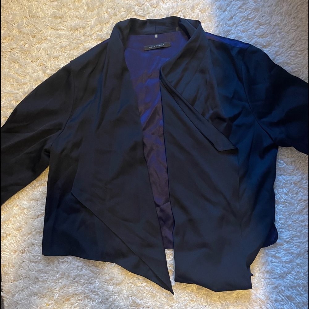 Pure silk blazer